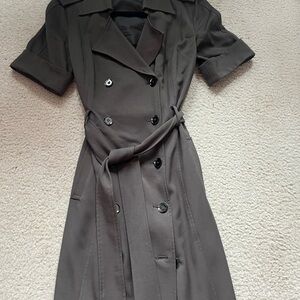 Jones New York Charcoal Long Sleeve Dress